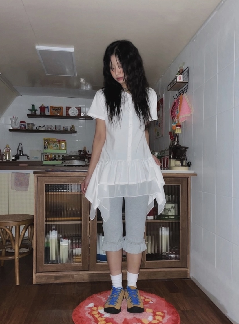 I I韓國直郵㊣東大門實拍女裝新品人氣打底褲鯊魚褲緊身褲ITSSONG打底褲/鯊魚褲