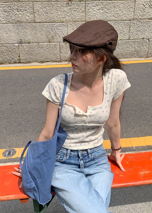 I I直郵韓國代購㊣女裝新品休閑推薦人氣25春夏熱賣時尚T恤ITSSONGT恤