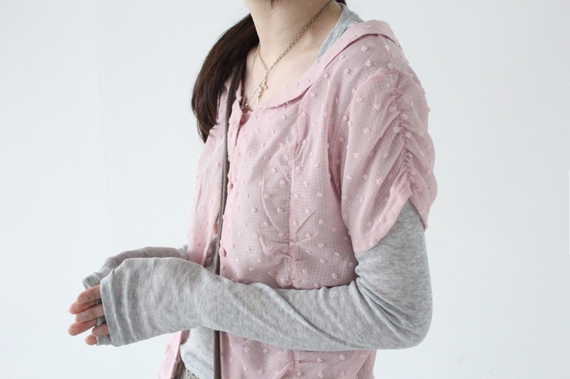 I I韓國直郵㊣東大門實拍女裝新款時尚休閑人氣襯衫蕾絲衫ITSSONG襯衫/蕾絲衫