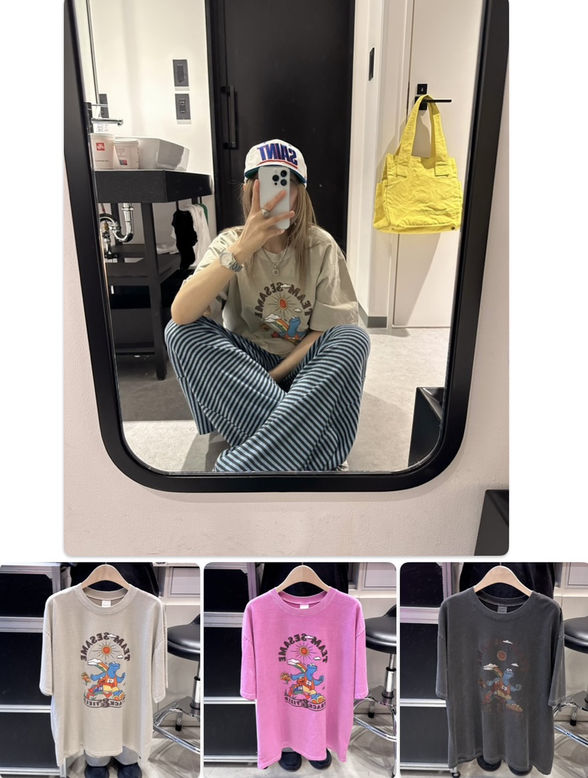 CRACKERS韓國直郵㊣女裝新款人氣時尚推薦熱賣休閑25春夏T恤CRACKERST恤