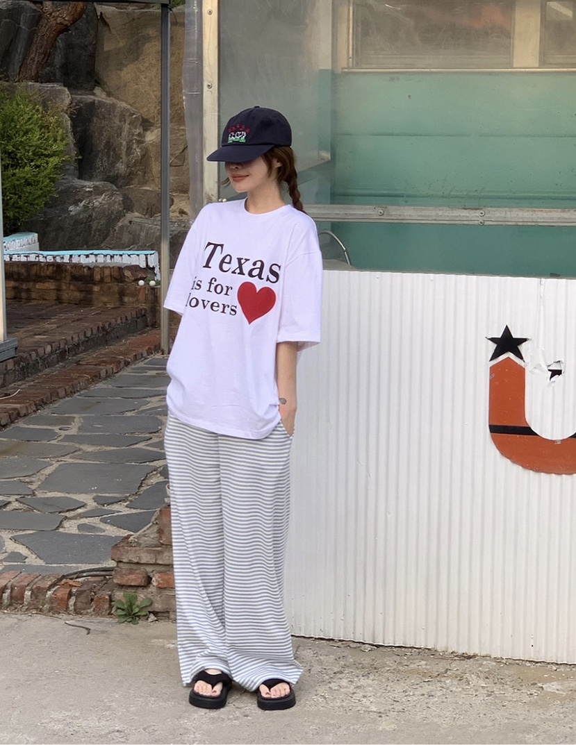 I I韓國直郵㊣女裝新款推薦人氣熱賣25春夏休閑時尚T恤ITSSONGT恤