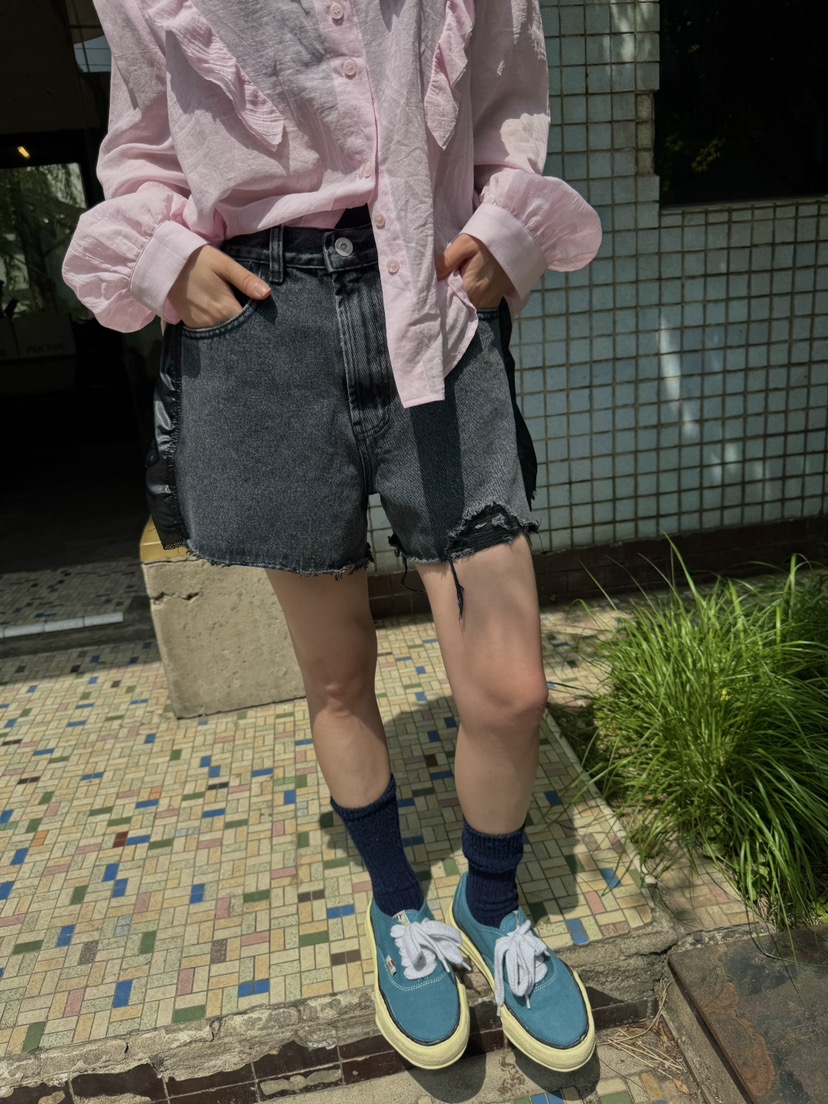 FRANC—L韓國㊣直郵東大門代購女裝新品25春夏推薦休閑短褲FRANC短褲