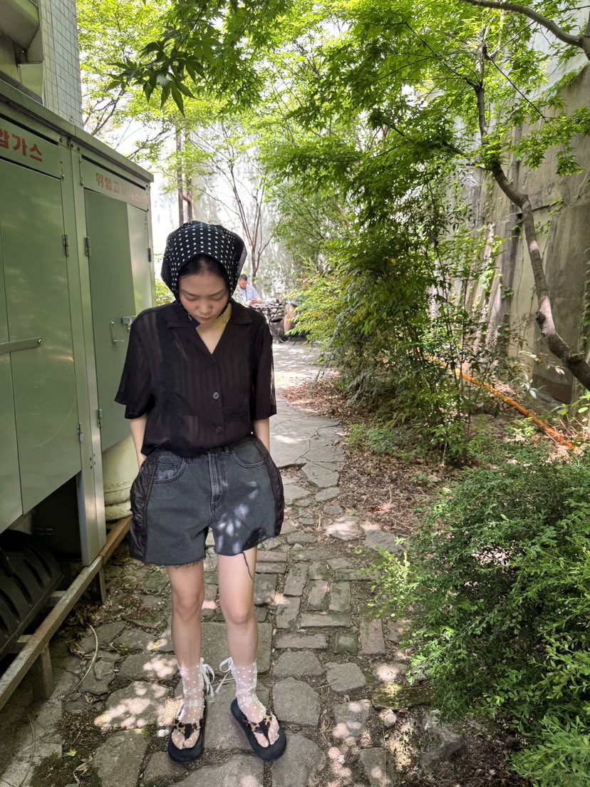 FRANC—L韓國㊣直郵東大門代購女裝新品25春夏推薦休閑短褲FRANC短褲