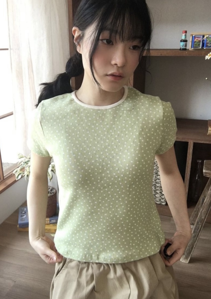 I I韓國㊣直郵東大門代購女裝新品熱賣人氣時尚休閑25春夏T恤ITSSONGT恤圖色1
