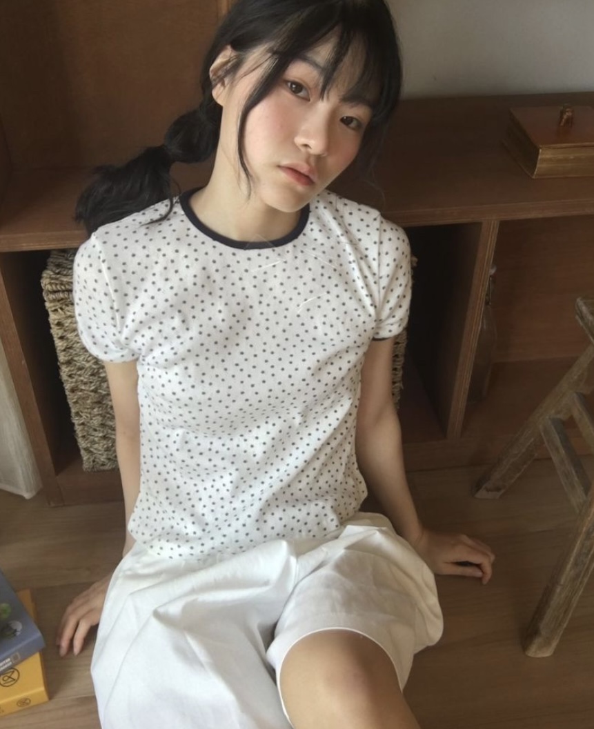 I I韓國㊣直郵東大門代購女裝新品熱賣人氣時尚休閑25春夏T恤ITSSONGT恤圖色3