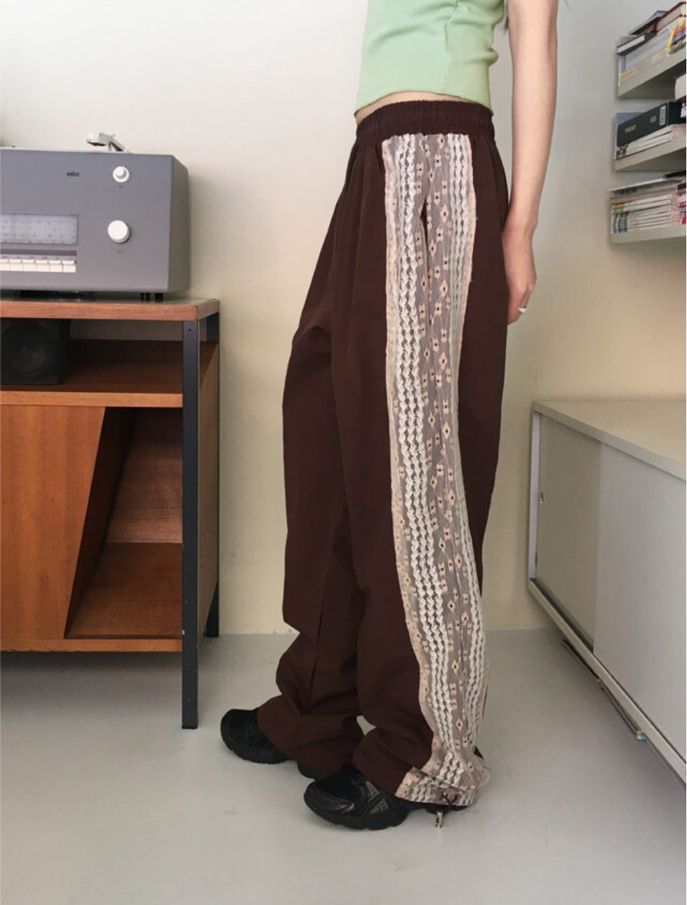 I I直郵韓國代購㊣女裝新品熱賣25春夏人氣休閑推薦休閑褲ITSSONG休閑褲