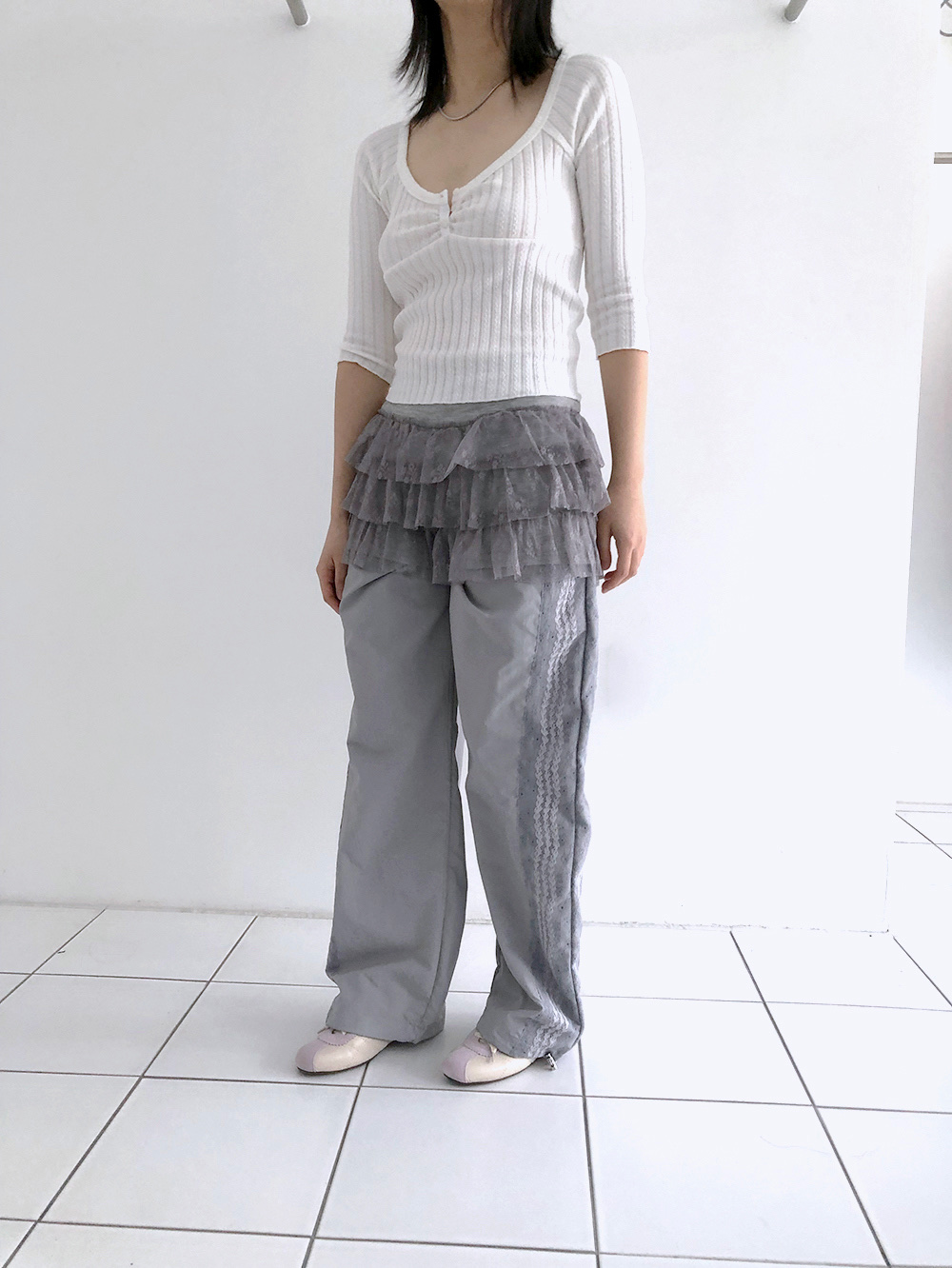 I I直郵韓國代購㊣女裝新品熱賣25春夏人氣休閑推薦休閑褲ITSSONG休閑褲