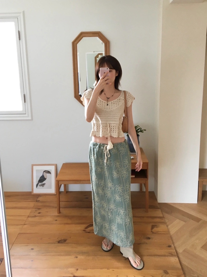 I I韓國直郵㊣女裝新品推薦25春夏熱賣休閑人氣時尚長裙ITSSONG長裙