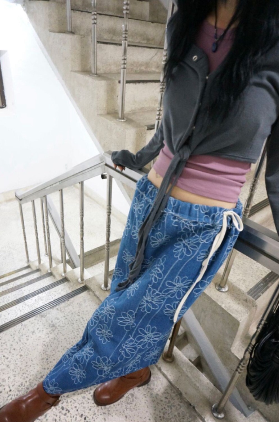 I I韓國直郵㊣女裝新品推薦25春夏熱賣休閑人氣時尚長裙ITSSONG長裙