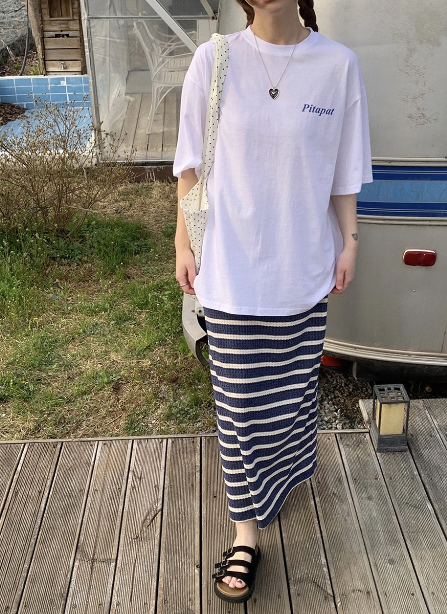 I I韓國直郵㊣東大門實拍女裝新款休閑時尚推薦人氣25春夏長裙ITSSONG長裙