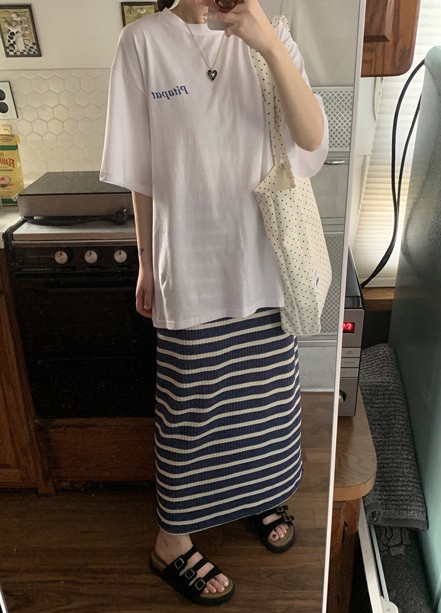 I I韓國直郵㊣東大門實拍女裝新款休閑時尚推薦人氣25春夏長裙ITSSONG長裙