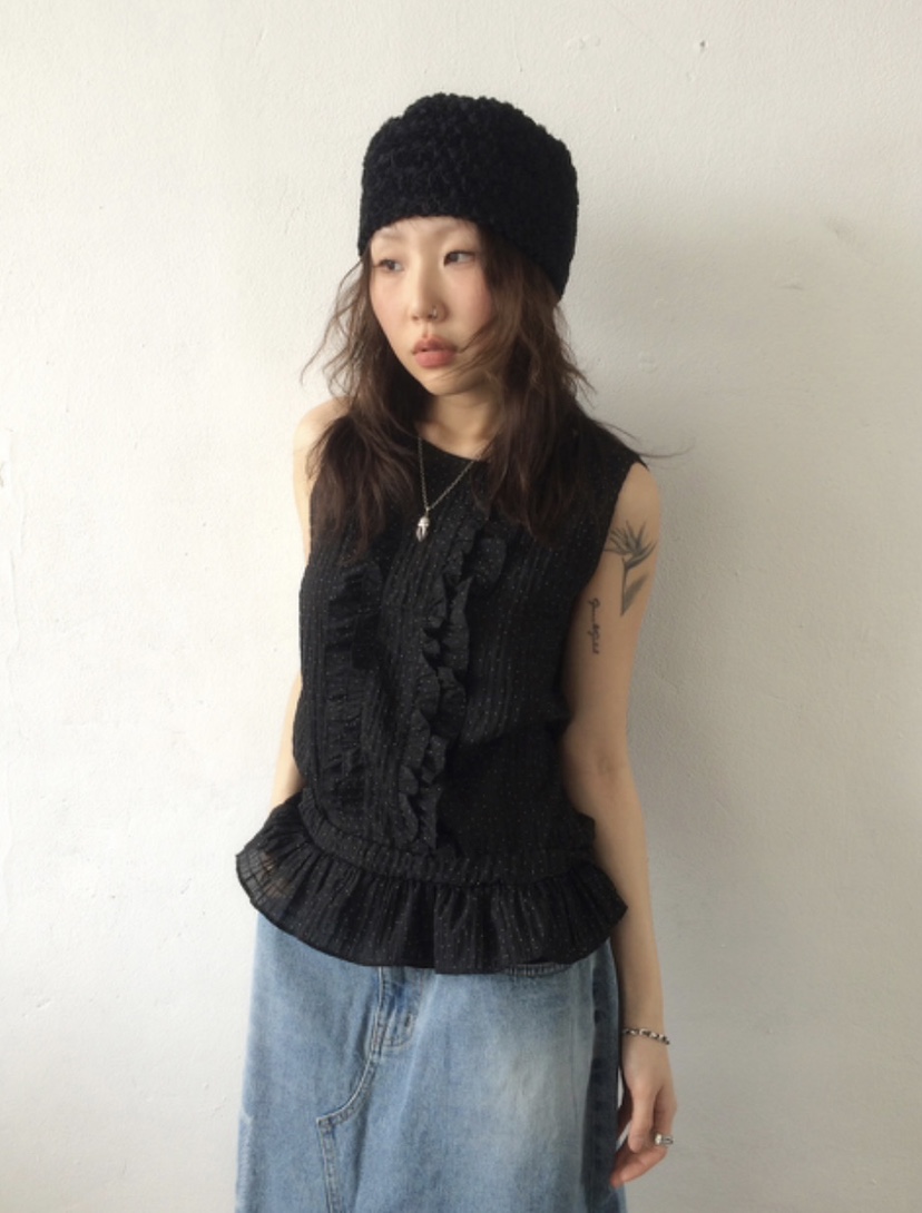 I I韓國直郵㊣女裝新款推薦熱賣人氣休閑25春夏時尚吊帶背心ITSSONG吊帶/背心