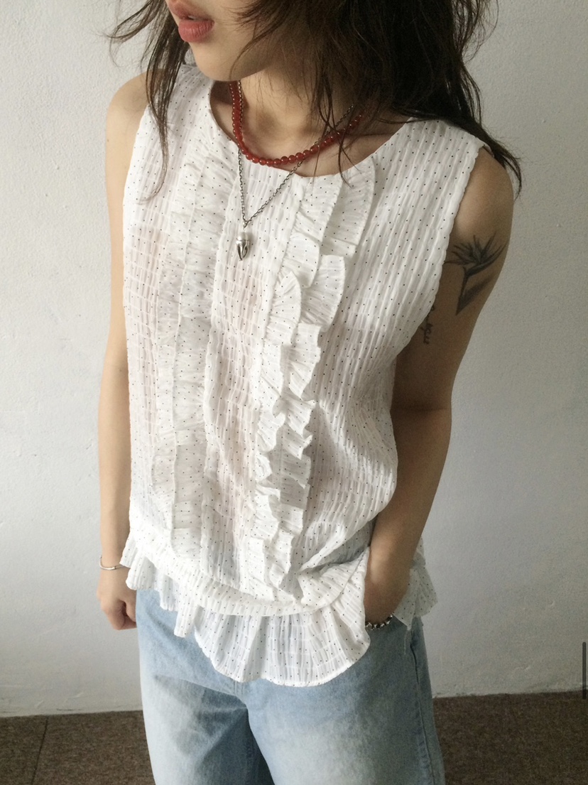 I I韓國直郵㊣女裝新款推薦熱賣人氣休閑25春夏時尚吊帶背心ITSSONG吊帶/背心