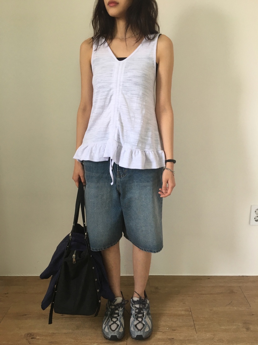 I I韓國直郵㊣女裝新款時尚25春夏推薦熱賣休閑人氣吊帶背心ITSSONG吊帶/背心
