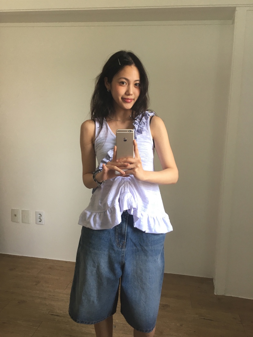 I I韓國直郵㊣女裝新款時尚25春夏推薦熱賣休閑人氣吊帶背心ITSSONG吊帶/背心