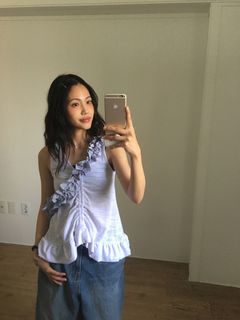 I I韓國直郵㊣女裝新款時尚25春夏推薦熱賣休閑人氣吊帶背心ITSSONG吊帶/背心