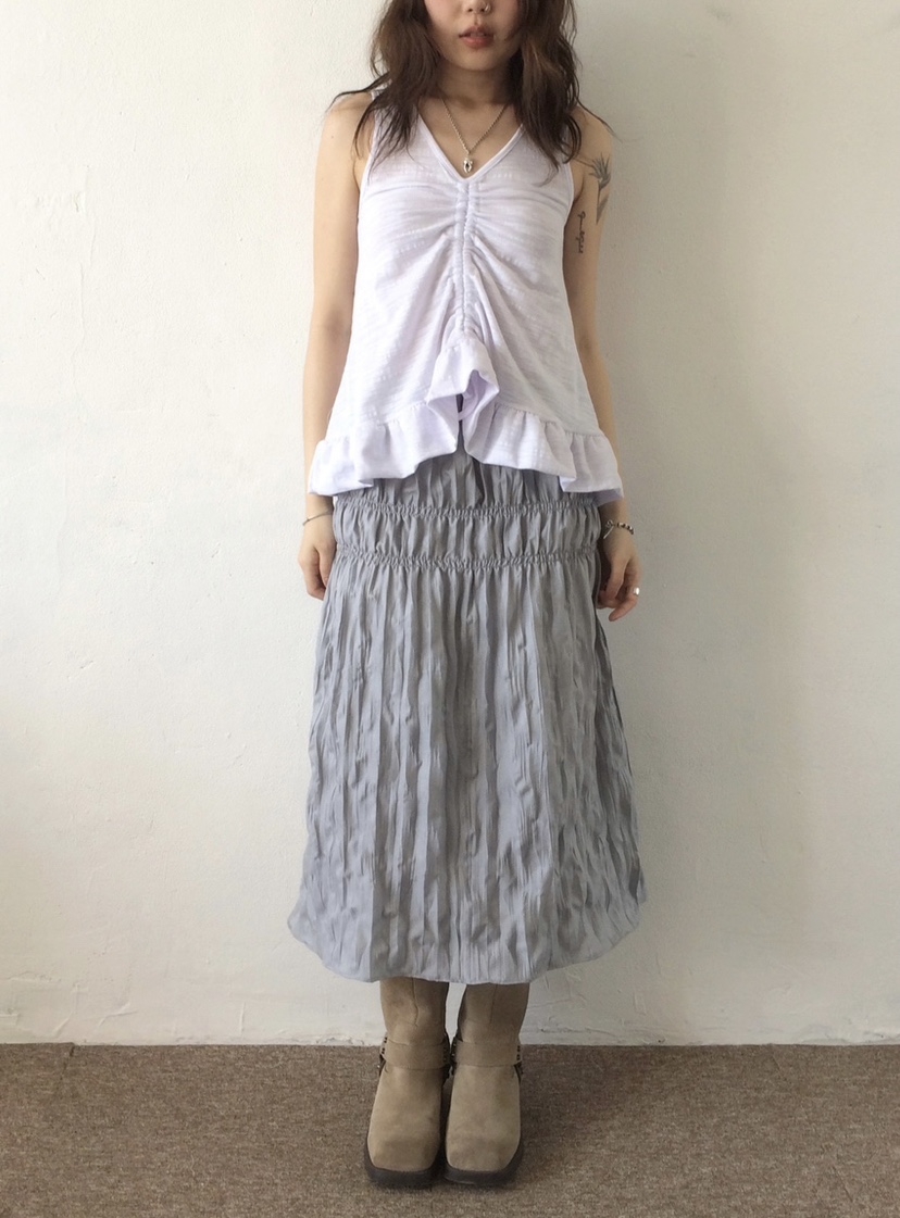 I I韓國直郵㊣女裝新款時尚25春夏推薦熱賣休閑人氣吊帶背心ITSSONG吊帶/背心