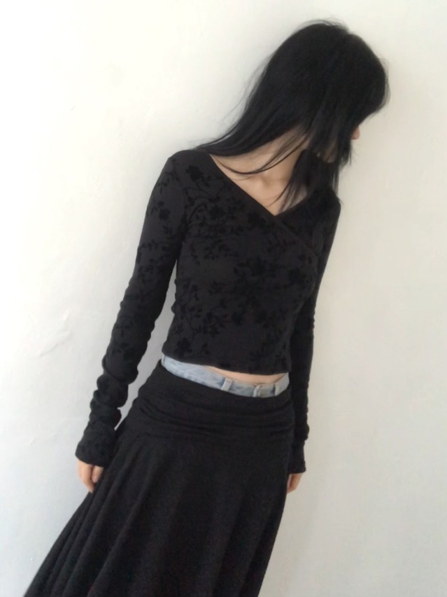 I I韓國直郵㊣女裝新款熱賣休閑推薦25春夏時尚人氣長袖T恤ITSSONG長袖T恤