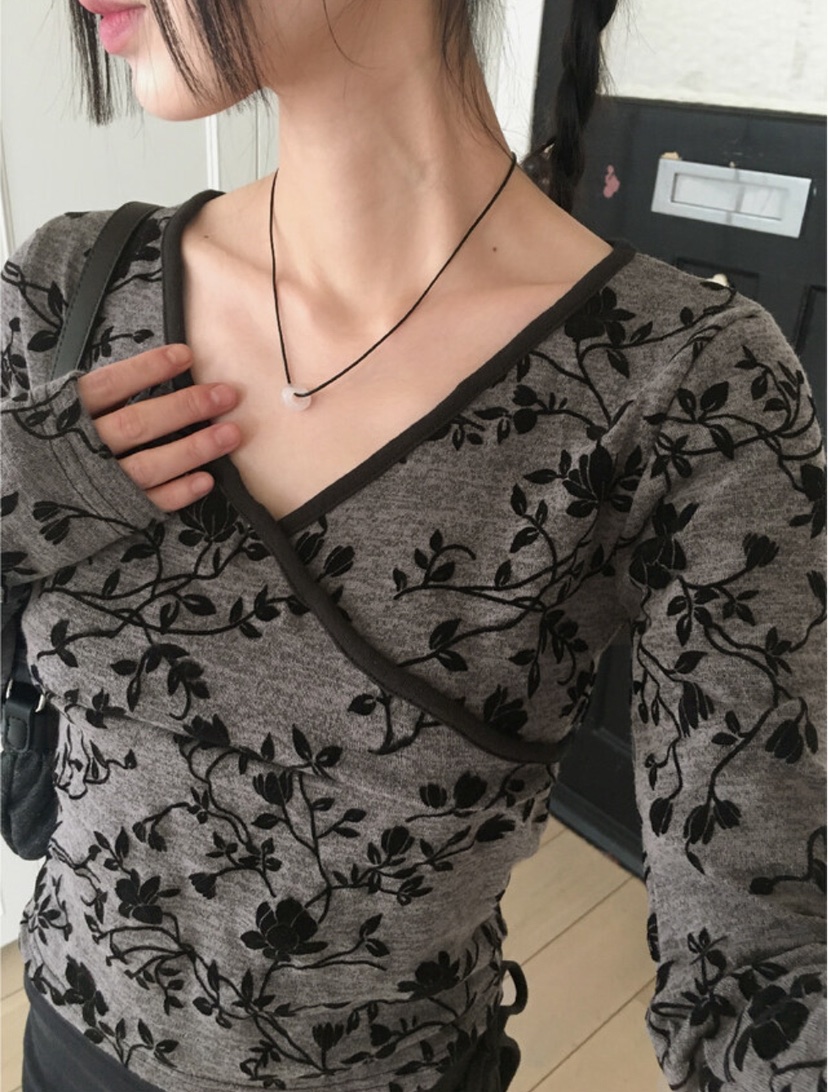 I I韓國直郵㊣女裝新款熱賣休閑推薦25春夏時尚人氣長袖T恤ITSSONG長袖T恤