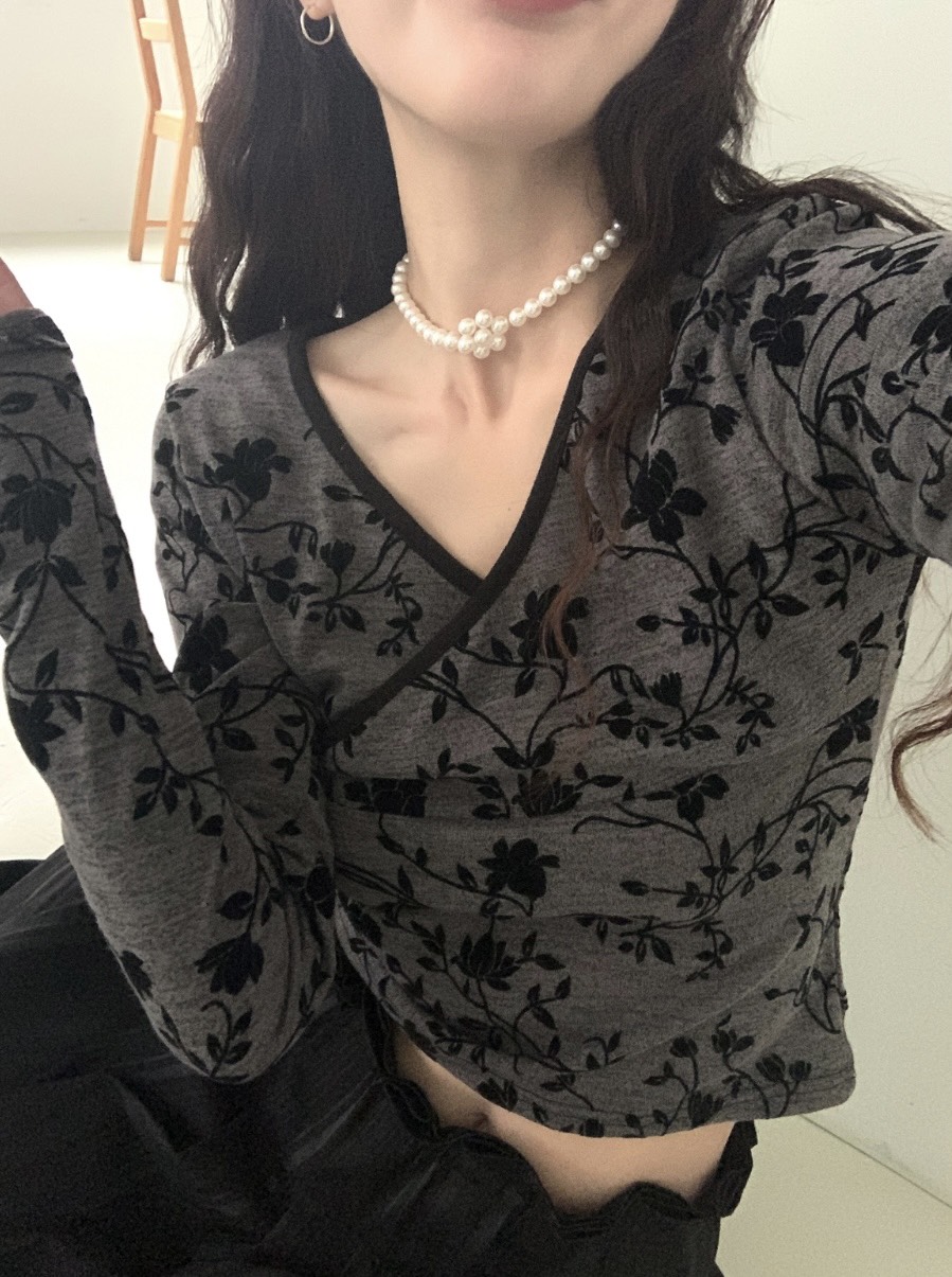 I I韓國直郵㊣女裝新款熱賣休閑推薦25春夏時尚人氣長袖T恤ITSSONG長袖T恤