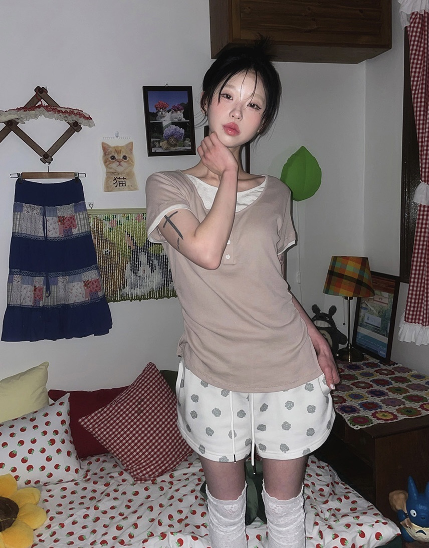 I I韓國直郵㊣女裝新款推薦時尚人氣25春夏熱賣休閑短褲ITSSONG短褲