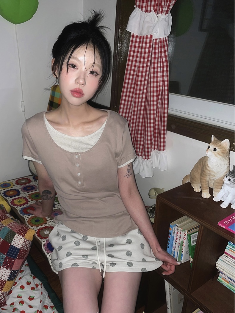I I韓國直郵㊣女裝新款推薦時尚人氣25春夏熱賣休閑短褲ITSSONG短褲