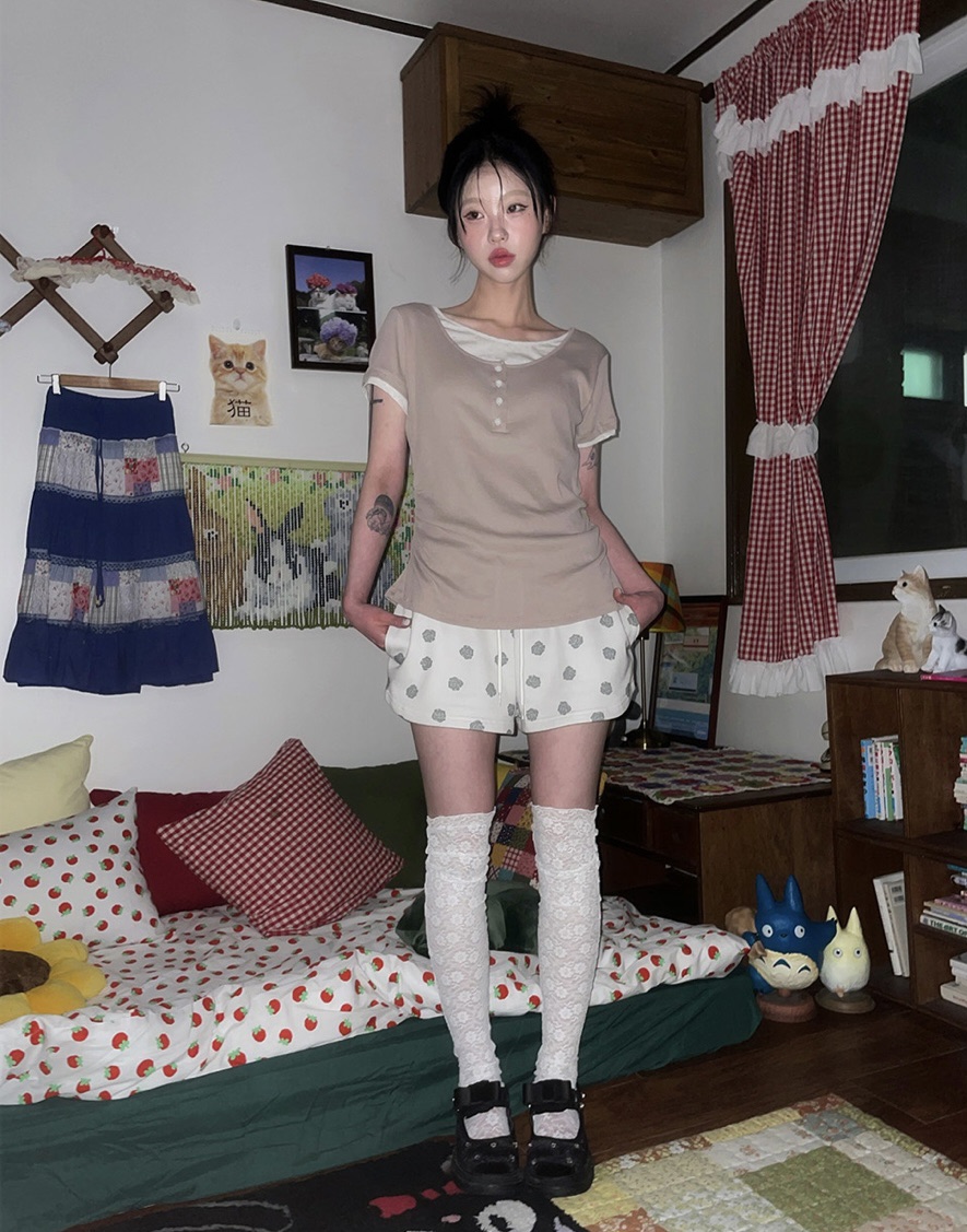 I I韓國直郵㊣女裝新款推薦時尚人氣25春夏熱賣休閑短褲ITSSONG短褲