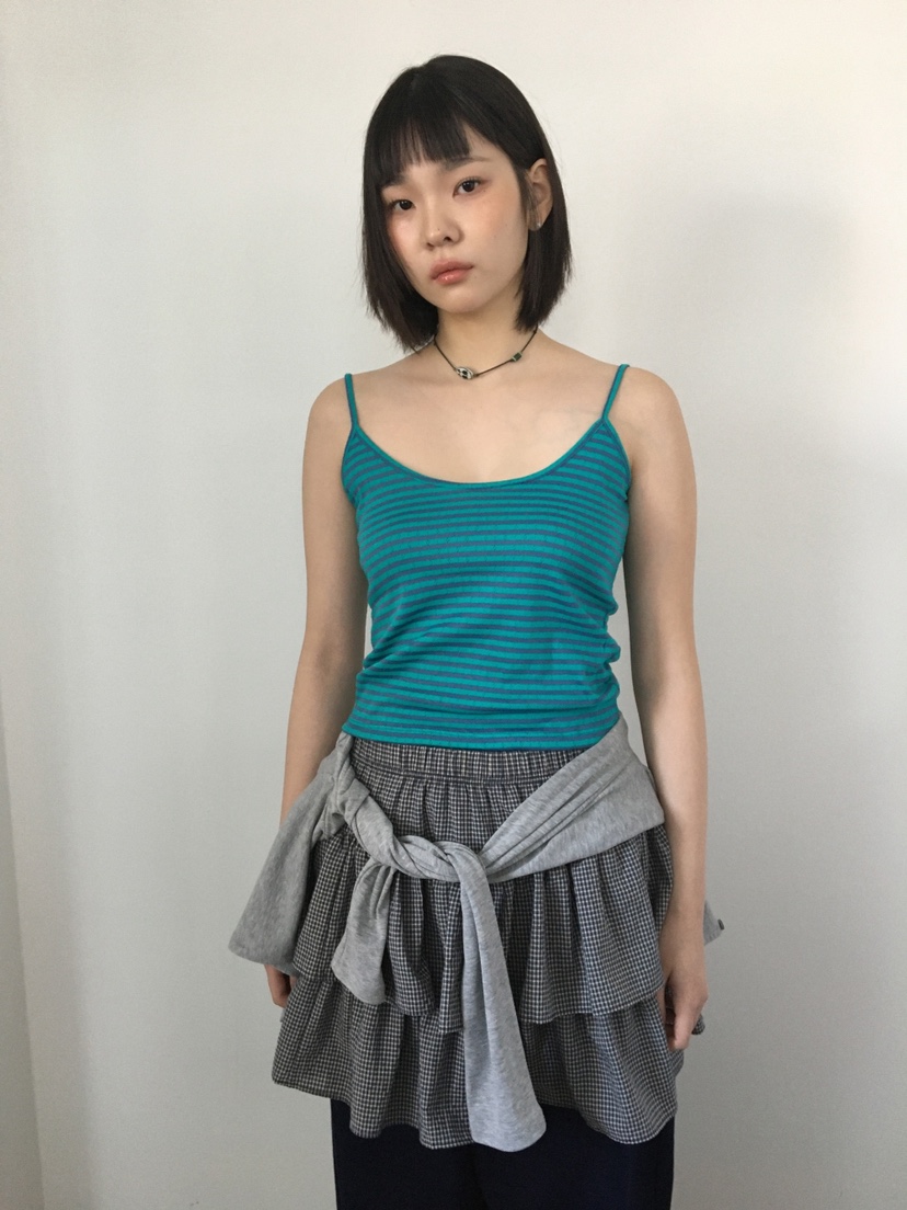 I I韓國直郵㊣東大門實拍女裝新品休閑25春夏熱賣吊帶背心ITSSONG吊帶/背心
