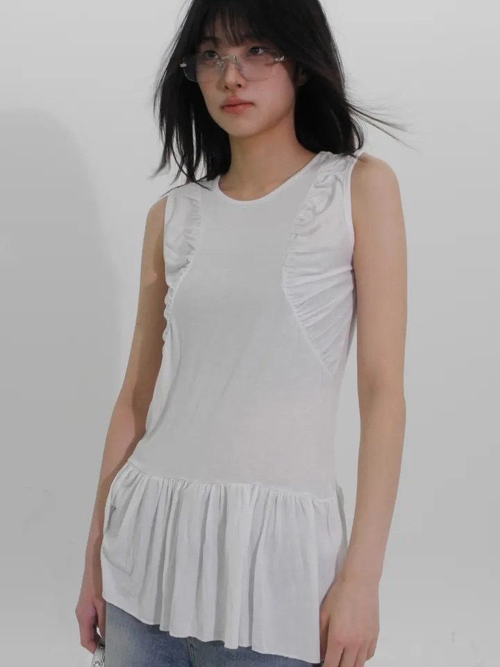 I I直郵韓國代購㊣女裝新款人氣休閑時尚推薦熱賣吊帶背心ITSSONG吊帶/背心