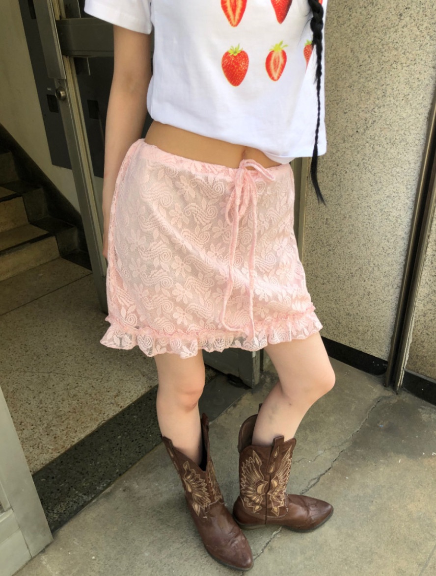 I I韓國直郵㊣東大門實拍女裝新品時尚熱賣25春夏休閑短裙ITSSONG短裙