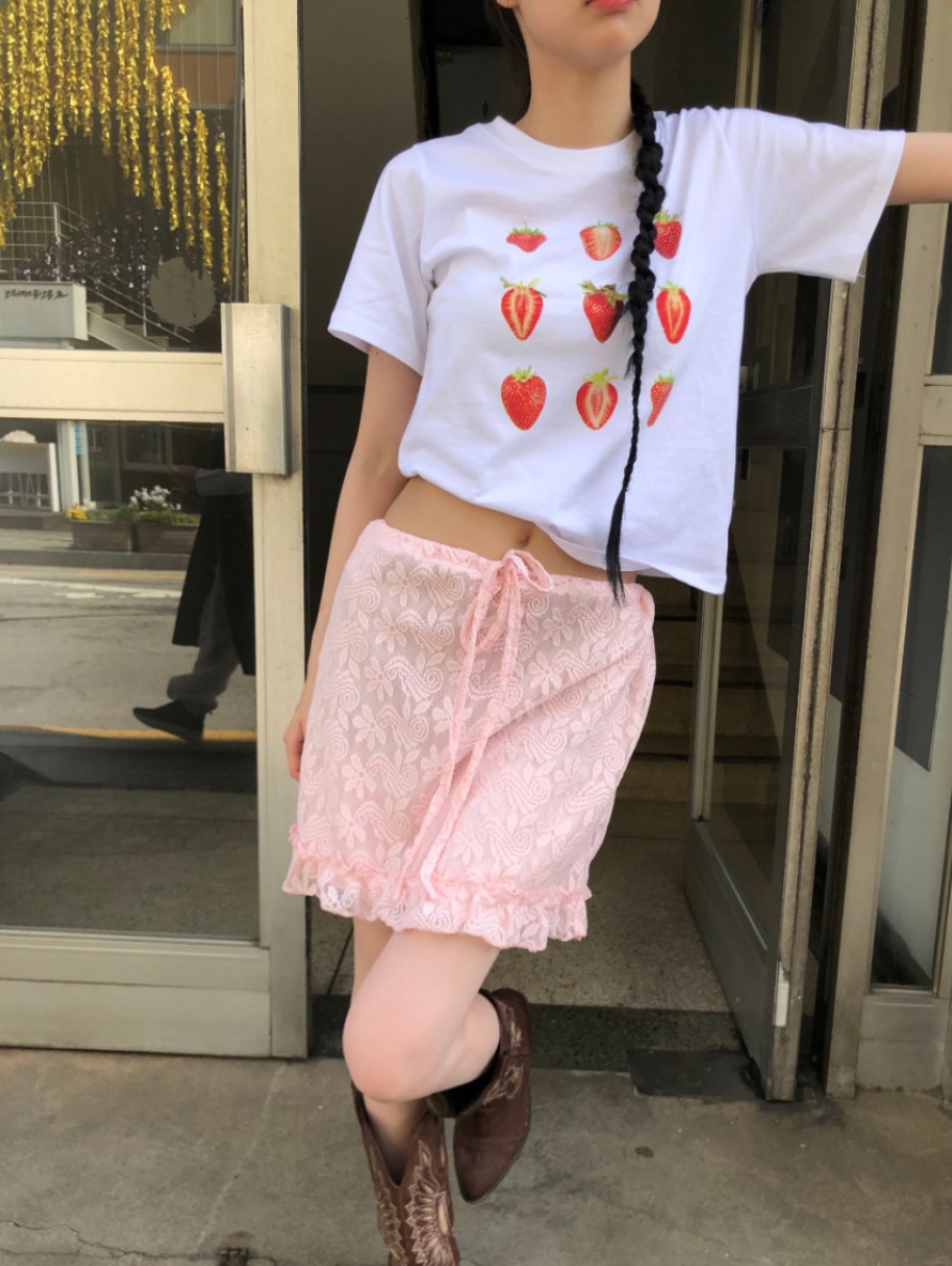 I I韓國直郵㊣東大門實拍女裝新品時尚熱賣25春夏休閑短裙ITSSONG短裙