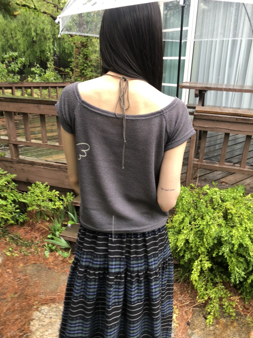 FLASH直郵韓國代購㊣女裝新款人氣時尚休閑25春夏推薦熱賣T恤FLASHT恤
