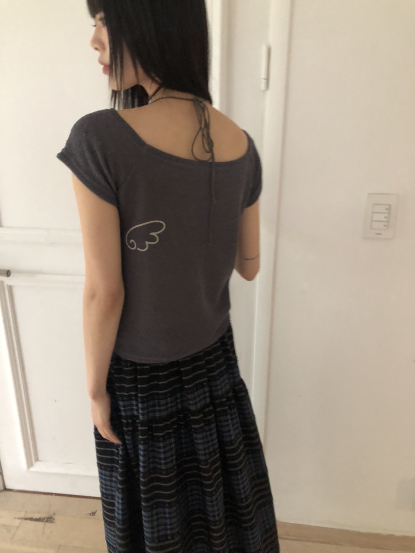 FLASH直郵韓國代購㊣女裝新款人氣時尚休閑25春夏推薦熱賣T恤FLASHT恤