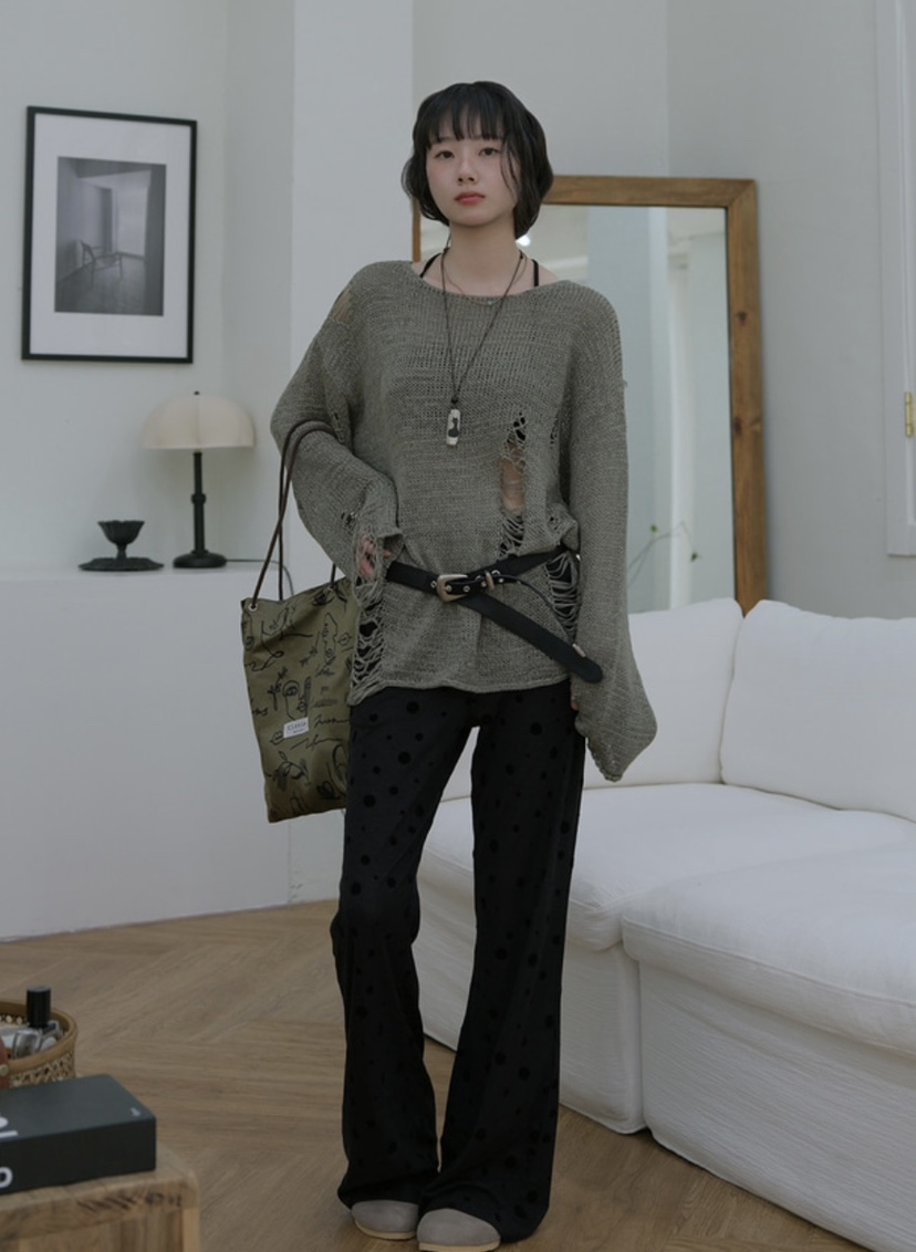 I I韓國㊣直郵東大門代購女裝新款人氣休閑打底褲鯊魚褲喇叭ITSSONG打底褲/鯊魚褲