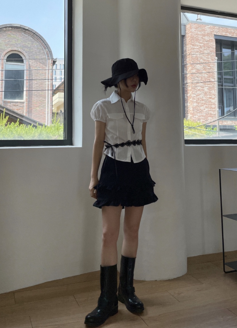 I I直郵韓國代購㊣女裝新品熱賣時尚25春夏休閑推薦人氣短褲ITSSONG短褲