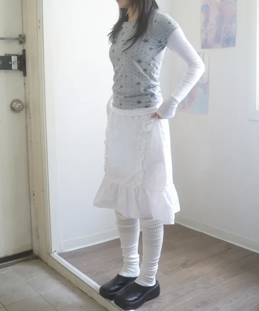I I直郵韓國代購㊣女裝新品時尚人氣推薦25春夏半身裙中短裙ITSSONG半身裙/中短裙