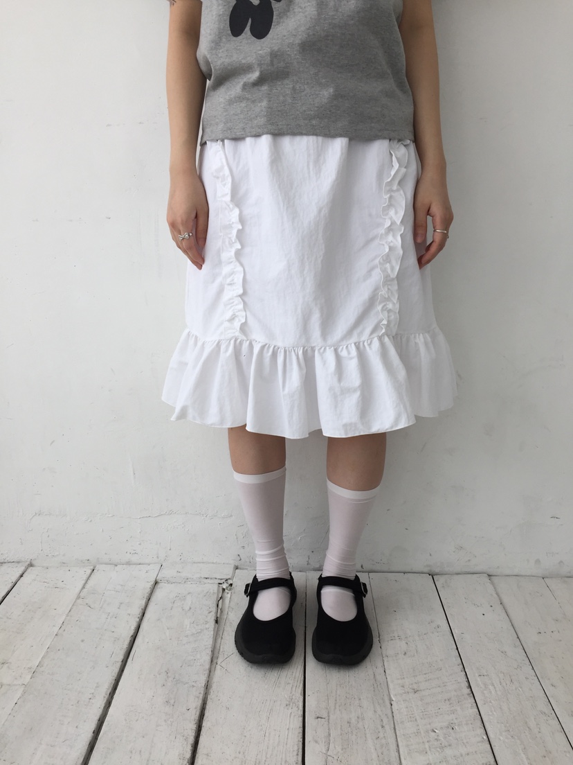 I I直郵韓國代購㊣女裝新品時尚人氣推薦25春夏半身裙中短裙ITSSONG半身裙/中短裙