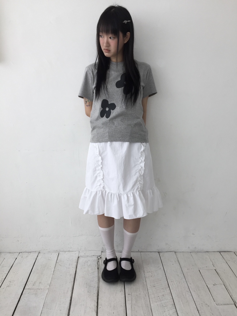 I I直郵韓國代購㊣女裝新品時尚人氣推薦25春夏半身裙中短裙ITSSONG半身裙/中短裙