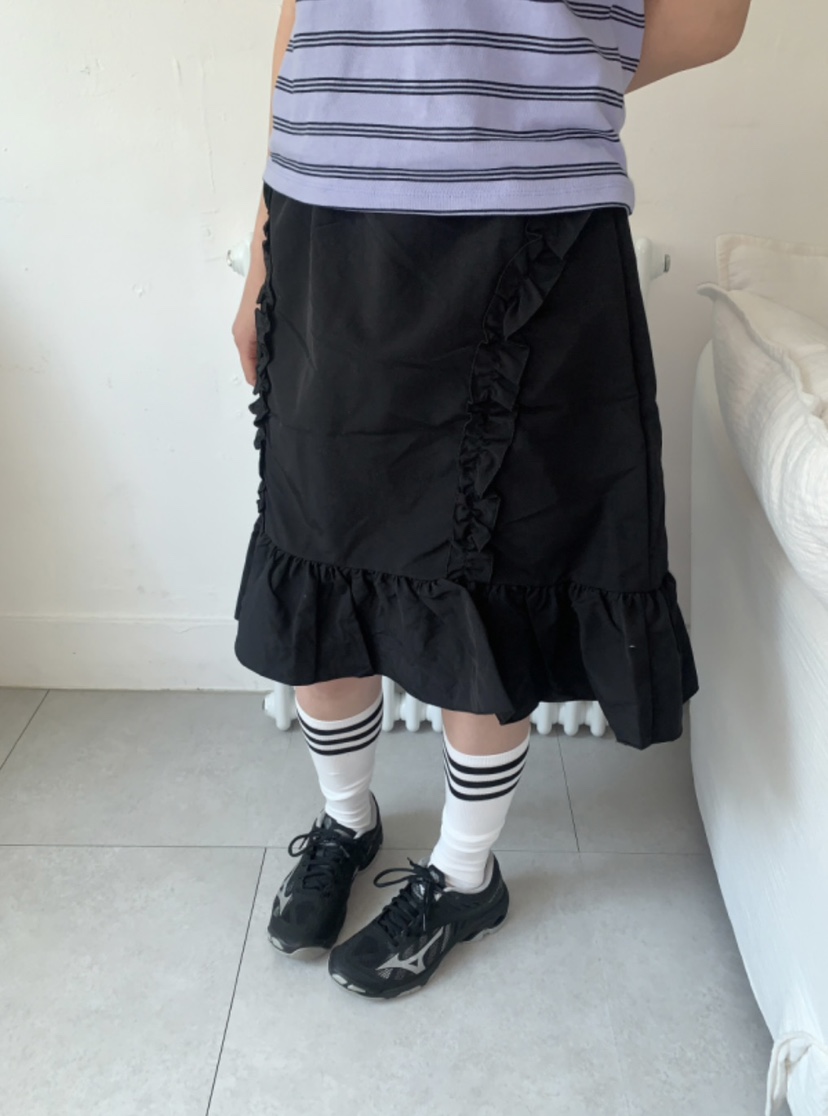 I I直郵韓國代購㊣女裝新品時尚人氣推薦25春夏半身裙中短裙ITSSONG半身裙/中短裙