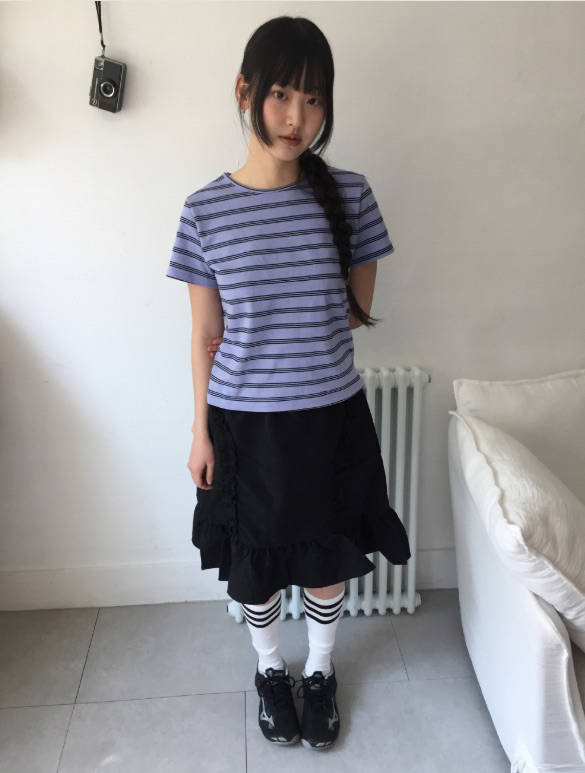 I I直郵韓國代購㊣女裝新品時尚人氣推薦25春夏半身裙中短裙ITSSONG半身裙/中短裙