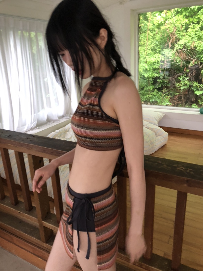 FLASH韓國直郵㊣東大門實拍女裝新品熱賣時尚推薦泳裝三件套FLASH泳裝