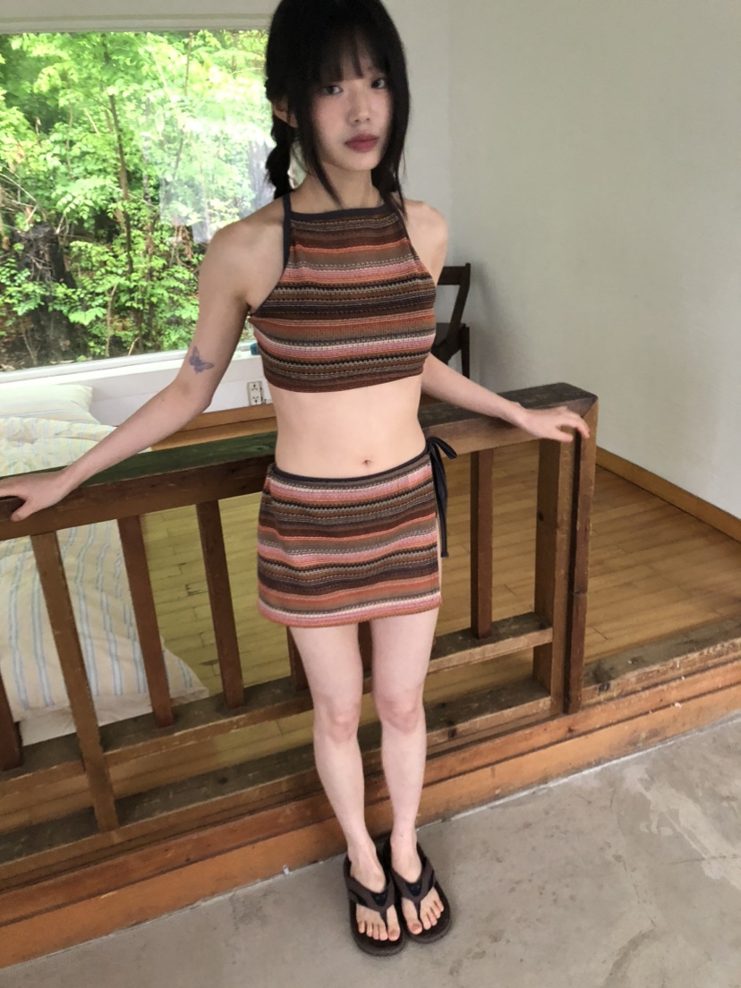 FLASH韓國直郵㊣東大門實拍女裝新品熱賣時尚推薦泳裝三件套FLASH泳裝