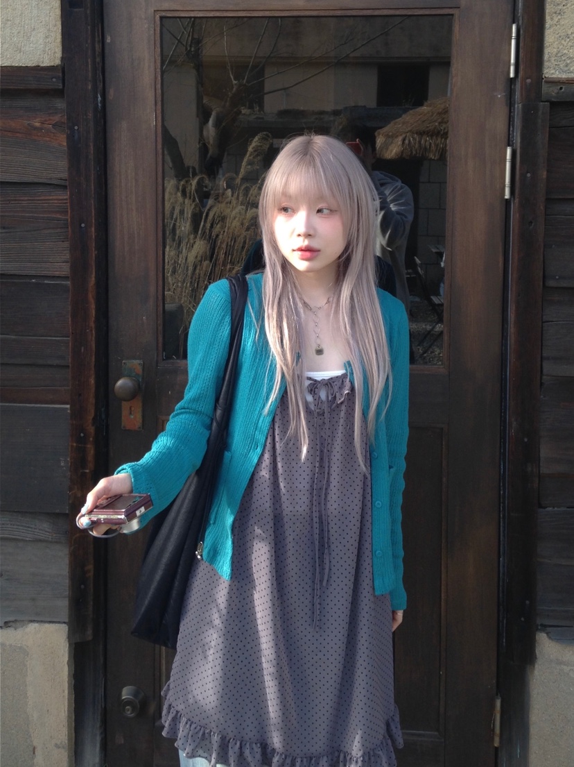 I I直郵韓國代購㊣女裝新品時尚推薦熱賣休閑25春夏針織衫開衫ITSSONG針織衫