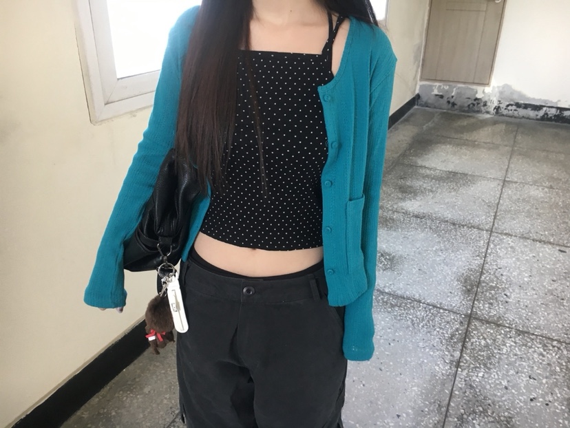 I I直郵韓國代購㊣女裝新品時尚推薦熱賣休閑25春夏針織衫開衫ITSSONG針織衫