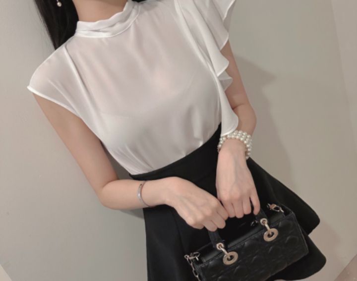 火Ⅱ-화투-T韓國㊣直郵東大門代購女裝新款時尚襯衫蕾絲衫火Ⅱ襯衫/蕾絲衫圖色2