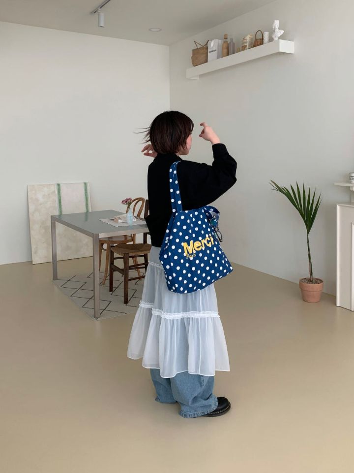 LIVE FOREVER韓國直郵㊣女裝新品25春夏休閑推薦時尚長裙寬松LIVE FOR_EVER長裙