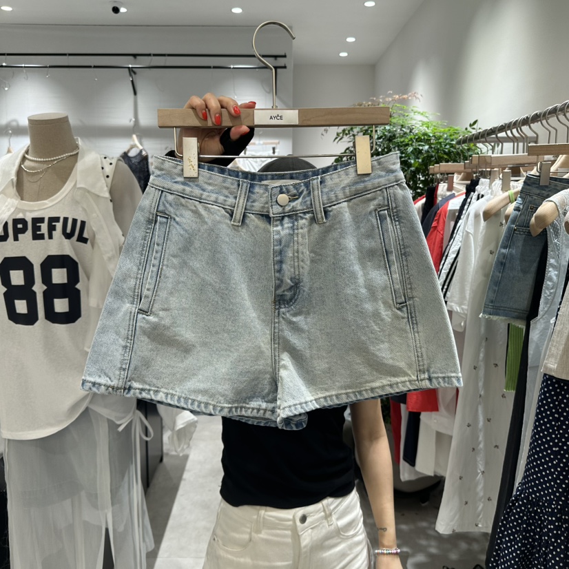 AYCE韓國㊣直郵東大門代購女裝新款休閑人氣推薦25春夏短褲拉鏈101SHOWROOM/AYCE短褲圖色3