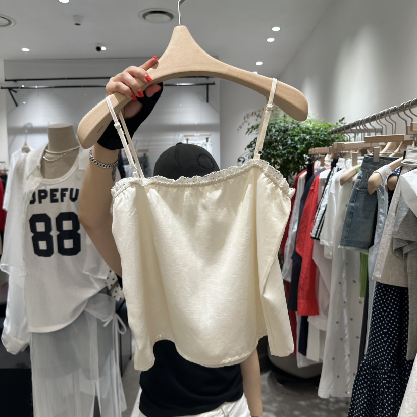 AYCE直郵韓國代購㊣女裝新品熱賣時尚推薦25春夏休閑吊帶背心101SHOWROOM/AYCE吊帶/背心