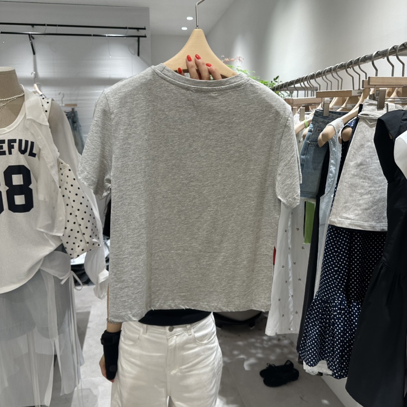 AYCE韓國直郵㊣女裝新款熱賣時尚25春夏休閑推薦人氣T恤101SHOWROOM/AYCET恤