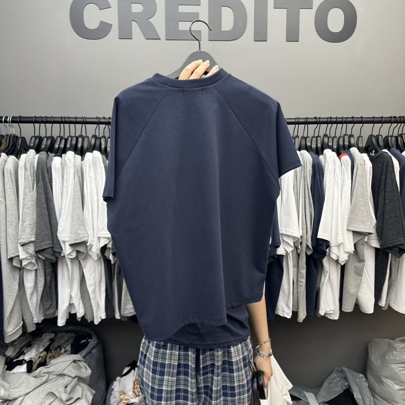 CREDITO直郵韓國代購㊣女裝新款25春夏時尚推薦休閑熱賣T恤CREDITOT恤